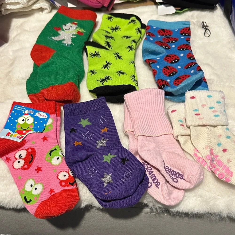 Bundle of 8 Fun & Playful Kids Socks Collection